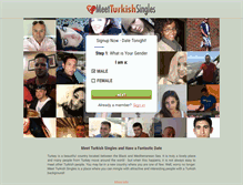 Tablet Screenshot of meetturkishsingles.com